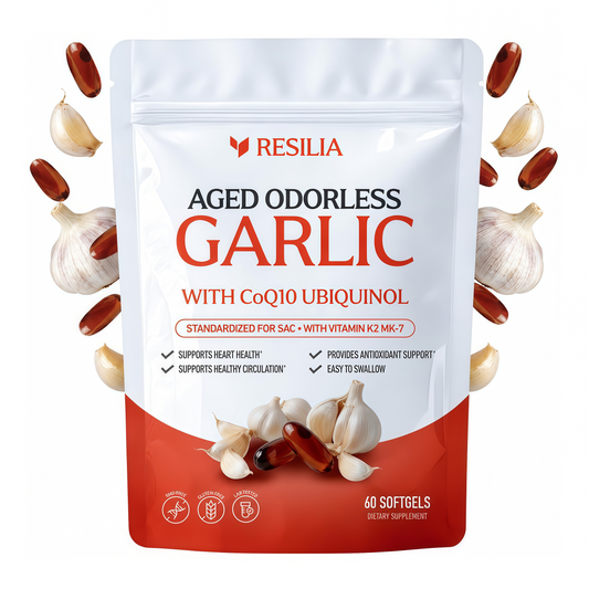 Resilia Odorless Aged Garlic Softgels